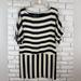 Anthropologie Dresses | Coreylynncalter Black & White Striped Silk Shift Dress Size 6 | Color: Black/White | Size: 6