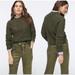 J. Crew Sweaters | J. Crew Olive Green Pom Pom Cable Knit Pullover Sweater | Color: Green | Size: M