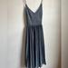 Anthropologie Dresses | Anthropologie Bhldn Blue Sparkle Pleated Dress Nwt | Color: Blue/Silver | Size: 14
