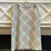 Burberry Skirts | Authentic Burberry Plaid Skirt | Color: Cream | Size: 6