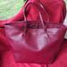 Coach Bags | Coach Burgundy Merlot Pebble Leather Shoulder Bag Excellent Condition | Color: Gold/Red | Size: 11"W X 12"H X 7