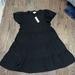 J. Crew Dresses | J.Crew Knit Broken-In Jersey Tiered Mini Dress - Medium | Color: Black | Size: M