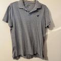 American Eagle Outfitters Shirts | American Eagle Polo Shirt Men's Xl Gray Classic Fit Short Sleeves, | Color: Gray | Size: Xl