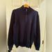 Polo By Ralph Lauren Sweaters | Classic Polo Ralph Lauren Navy Knit Sweater-3/4 Zip | Color: Blue | Size: L