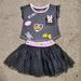 Disney Matching Sets | Disney Minnie Mouse Toddler Girl Outfit Shirt Skirt Tutu 2t | Color: Black/Pink | Size: 2tg