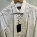 Zara Shirts | Men’s Zara White Tuxedo Collared Shirt | Color: White | Size: L