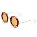 Gucci Accessories | Mens Authentic Gucci "Maison Del'armour" 44mm Round Sunglasses Gold/Red | Color: Gold/Red | Size: Os