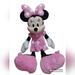 Disney Toys | Disney Just Play Minnie Mouse 26" Jumbo Plush Pink Bow Shoes Dress - Guc | Color: Pink | Size: 26"