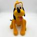 Disney Toys | Disney Toy Factory Pluto Plush 11" Stuffed Animal Mickey's Dog Green Collar | Color: Green/Yellow | Size: Osbb