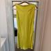 Zara Dresses | Chartreuse Silky Zara Dress | Color: Green/Yellow | Size: Xs
