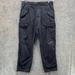 Levi's Pants | Levi's Pants Men's 33x32 Adult Black Cargo Pants Outdoors Pockets Button | Color: Black | Size: 33x32