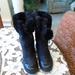 Burberry Shoes | Burberry Black Leather/Nylon Zip Weather/Snow Boots Size 37 | Color: Black | Size: 7