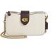 Coach Bags | Coach Chalk Multi Leather Colorblock Gold Chain Small Crossbody Bag | Color: Brown/Cream | Size: Os