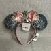 Disney Accessories | Disney Parks Epcot Paris France Eiffel Tower Minnie Mouse Ears Headband Bow | Color: Blue/Pink | Size: Os