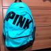 Pink Victoria's Secret Bags | Htf Pink Bling Backpack | Color: Black/Blue | Size: Os