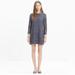 Madewell Dresses | Madewell Lace Long Sleeve Shift Dress Size 4 Charcoal Grey | Color: Gray | Size: 4