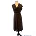 Jessica Simpson Dresses | Jessica Simpson | Dark Brown Belted Dress | Color: Brown | Size: 10