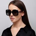 Gucci Accessories | New Gucci Gg0713s 001 Black Square Oversized Women Sunglasses | Color: Black/Gray | Size: Os