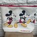 Disney Bags | Disney Parks Walt Disney World Canvas Mickey Mouse Large Tote Bag 19" X 15" New | Color: Cream/Red | Size: Os