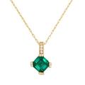 Kate Spade Jewelry | Kate Spade New York Gold Emerald Dazzle Mini Pendant Necklace | Color: Gold/Green | Size: See Description