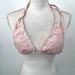 Lilly Pulitzer Swim | Lilly Pulitzer Cottage Core Boho Pink Womens 12 Braided Trim Bikini Swim Top | Color: Pink | Size: 12