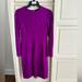 J. Crew Dresses | J. Crew Magenta Ponte Knit Long Sleeve Sheath A Line Dress Size Xs | Color: Pink/Purple | Size: Xs