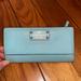 Kate Spade Bags | Kate Spade Aqua Bi-Fold Wallet | Color: Blue | Size: Os