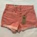 Levi's Shorts | Levi’s 501 Coral Pink Cuffed Denim Shorts Mid Rise Shorts Size 27 Nwt | Color: Pink | Size: 27