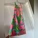 Lilly Pulitzer Dresses | Lilly Pulitzer Dress - Women’s Size 0, Worn Once | Color: Green/Pink | Size: 0