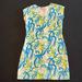 Lilly Pulitzer Dresses | Lilly Pulitzer Knit Dress Size Xs | Color: Blue/White | Size: Xs