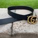 Gucci Accessories | Authentic Gucci Leather Gold Belt | Color: Black/Gold | Size: Gucci 80 (31.5 In. Waist, 6 Us)