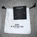 Coach Jewelry | Authentic Coach 2 Pairs Of Stud Earrings New In Logo Bag | Color: Black/Silver | Size: Os