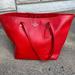 Coach Bags | Coach Large Leather Tote | Color: Red | Size: 18”L X 12” H X 8”D