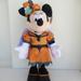 Disney Holiday | Disney Minnie Mouse Halloween Plush Doll Door Greeter - 21” Tall, New W/Tags | Color: Black/Orange | Size: Os