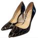 Jessica Simpson Shoes | Jessica Simpson Prizma Animal Print Heels Size 7pm | Color: Black/Silver | Size: 7