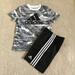 Adidas Matching Sets | Adidas Boys Size M(10-12) Matching Outfit | Color: Black/White | Size: Mb