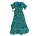 Anthropologie Dresses | Anthropologie Hutch Metallic Dot Wrap Dress | Color: Gold/Green | Size: M