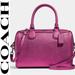 Coach Bags | Coach Mini Bennett Satchel In Pink Metallic - Like New | Color: Pink | Size: Os