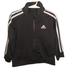 Adidas Jackets & Coats | Adidas 3 Stripes Black Jacket Boys Size 3t | Color: Black/White | Size: 3tb