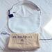 Burberry Bags | Burberry London White Textired Leather With Silver Hardware Oval Shoulder Bag | Color: White | Size: 10x 15x .25 Shoulder Strap 10” Drop