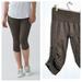 Lululemon Athletica Pants & Jumpsuits | Lululemon Athletic Leggings In The Flow Chocolate Brown Crop Womens Size 8 | Color: Brown | Size: 8