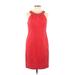Taylor Casual Dress - Sheath: Red Solid Dresses - Women's Size 6
