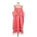 Denim 24/7 Casual Dress: Red Dresses - Women's Size 32