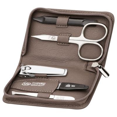 ERBE Siena Maniküre Set Reißverschluss, taupe, 5-tlg. Etui Image