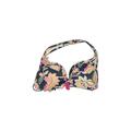 Shade & Shore Swimsuit Top Black Floral Swimwear - Women's Size Small