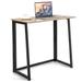 Costway 31 Inch Space-saving Folding Computer Desk for Home Office-Natural