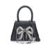 Bow Embellished Tassel Detailed Tote Bag