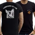 T-shirt francese Air and Space Force Air Commando "Sicut Aquila" manica corta Casual 100% cotone
