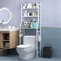 Bathroom Toilet Storage Rack Floor to Floor Toilet Rack Washroom Punching Free Washing Machine Basin