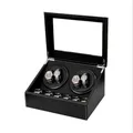 Electric Mechanical Watch Winder Box 4+6 Piano Paint Automatic Chain Watch Box Wooden Mechanical